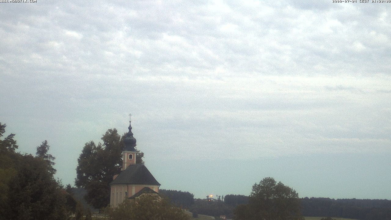 Archiv Foto Webcam Wallfahrtskirche Maria Mühlberg am Waginger See