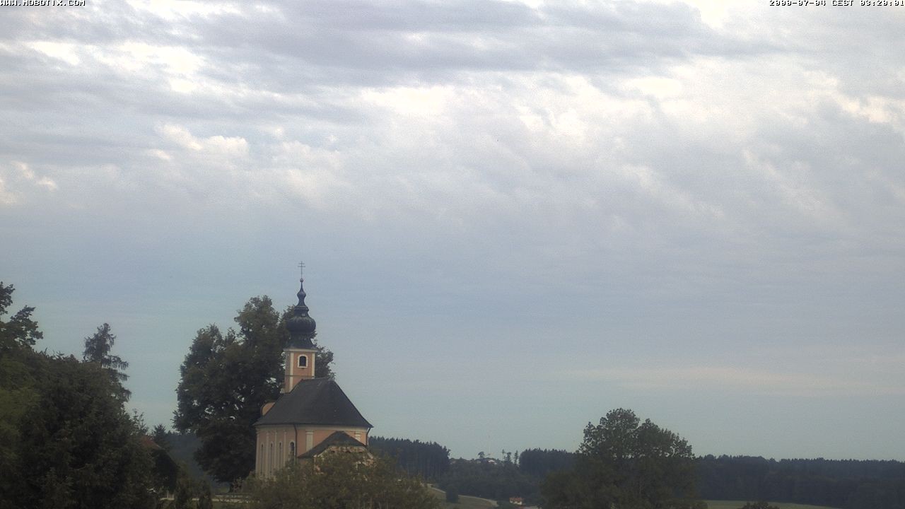 Archiv Foto Webcam Wallfahrtskirche Maria Mühlberg am Waginger See