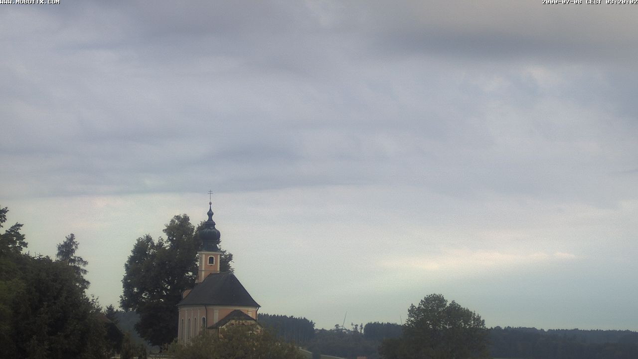 Archiv Foto Webcam Wallfahrtskirche Maria Mühlberg am Waginger See