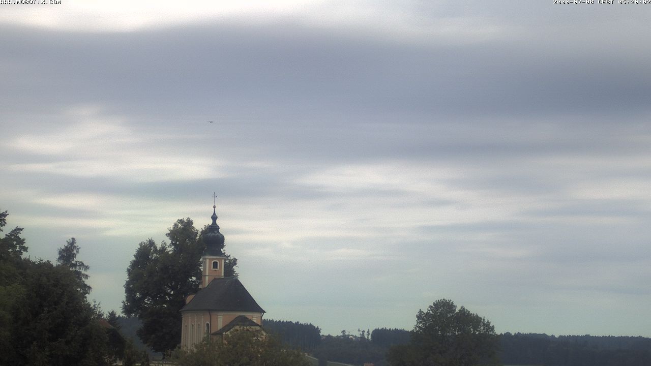 Archiv Foto Webcam Wallfahrtskirche Maria Mühlberg am Waginger See