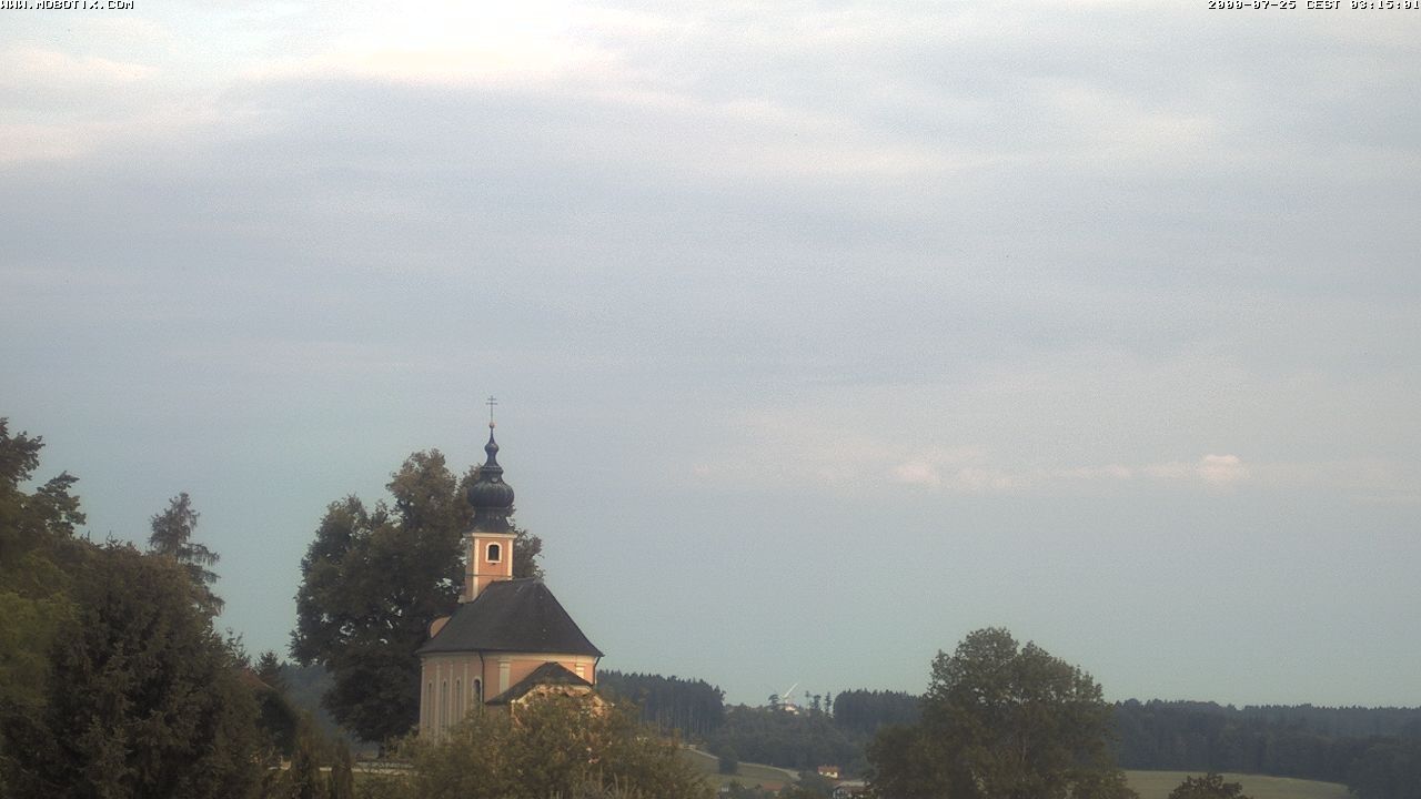 Archiv Foto Webcam Wallfahrtskirche Maria Mühlberg am Waginger See