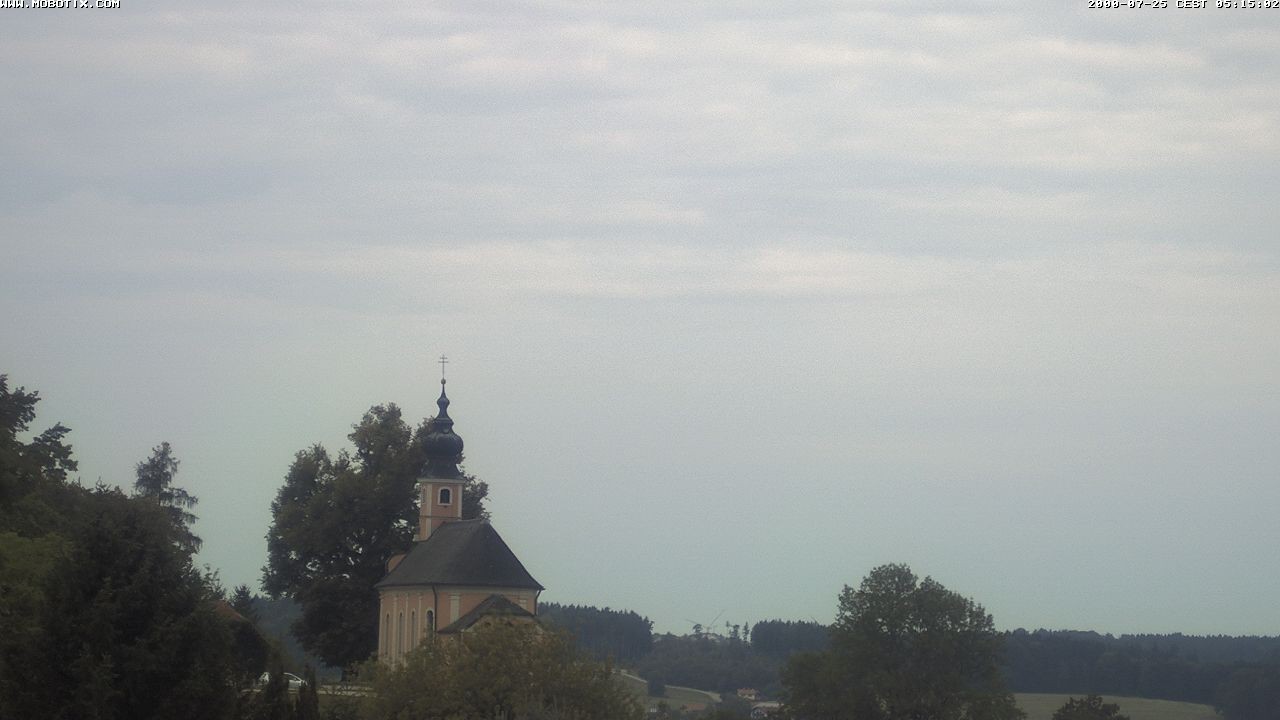 Archiv Foto Webcam Wallfahrtskirche Maria Mühlberg am Waginger See