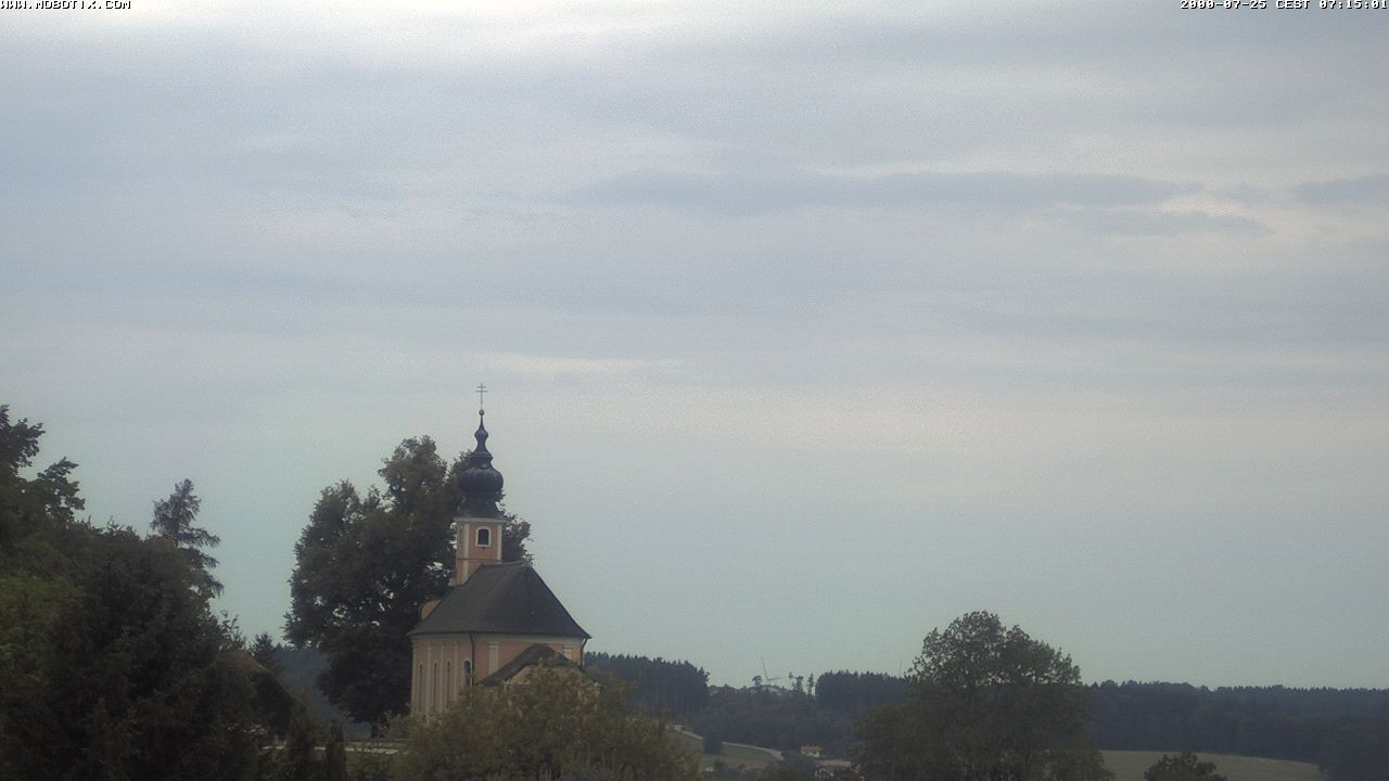 Archiv Foto Webcam Wallfahrtskirche Maria Mühlberg am Waginger See