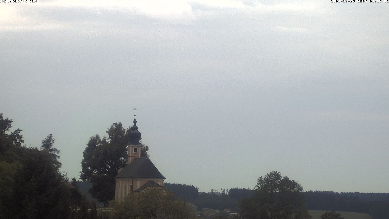 Archiv Foto Webcam Wallfahrtskirche Maria Mühlberg am Waginger See