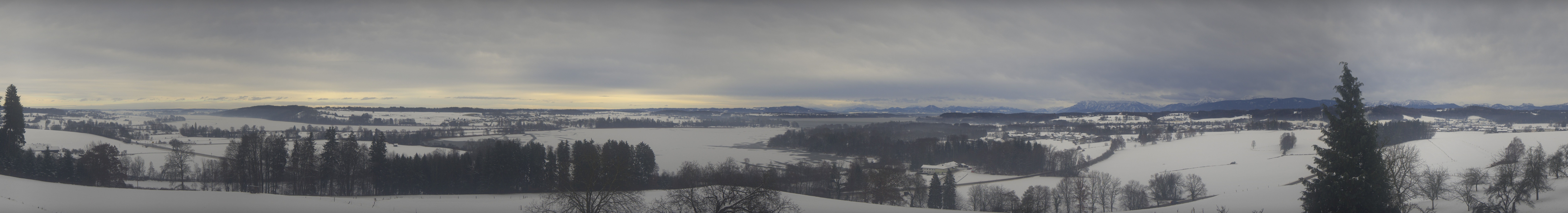 Archiv Foto Webcam Panoramablick auf Waginger und Tachinger See
