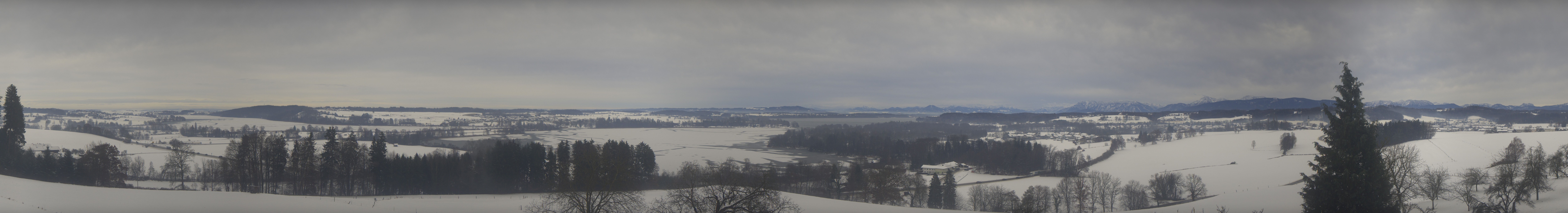 Archiv Foto Webcam Panoramablick auf Waginger und Tachinger See