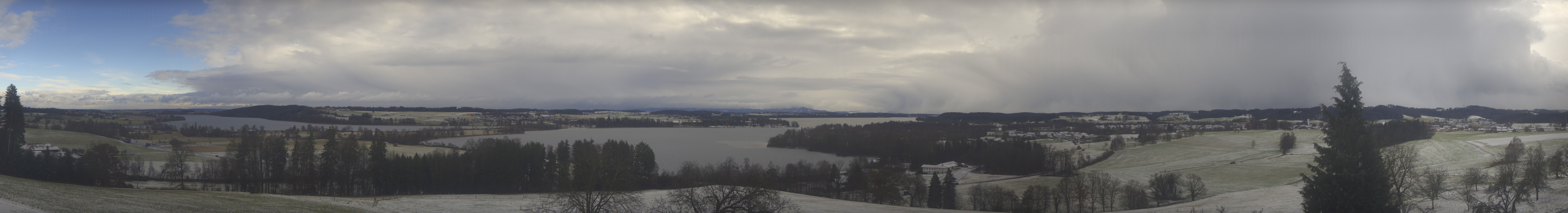 Archiv Foto Webcam Panoramablick auf Waginger und Tachinger See