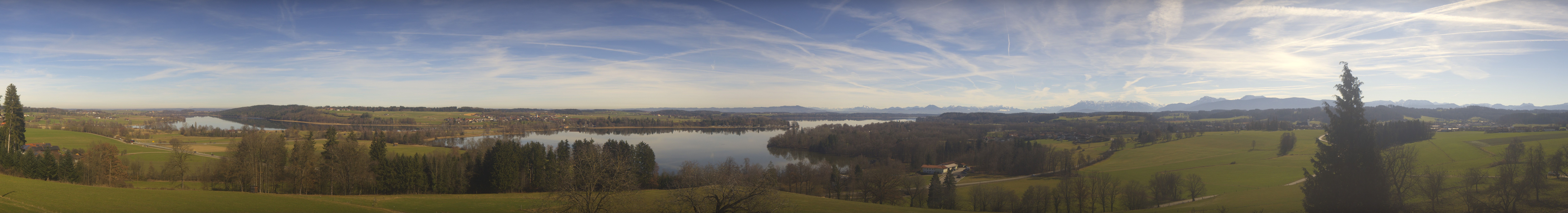 Archived image Webcam Panoramic View Waginger See