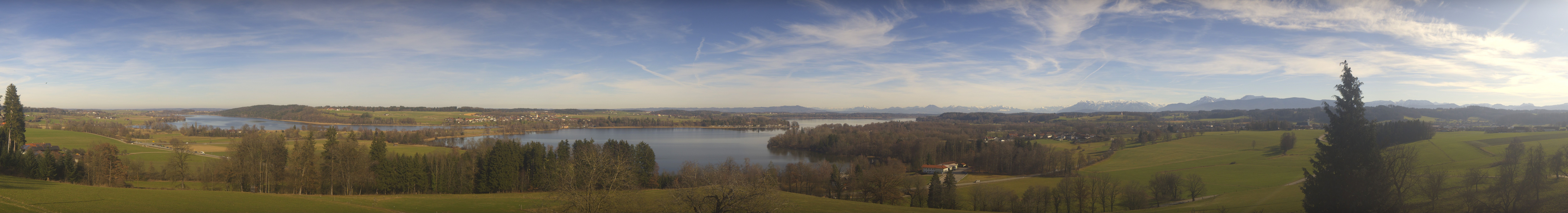Archived image Webcam Panoramic View Waginger See