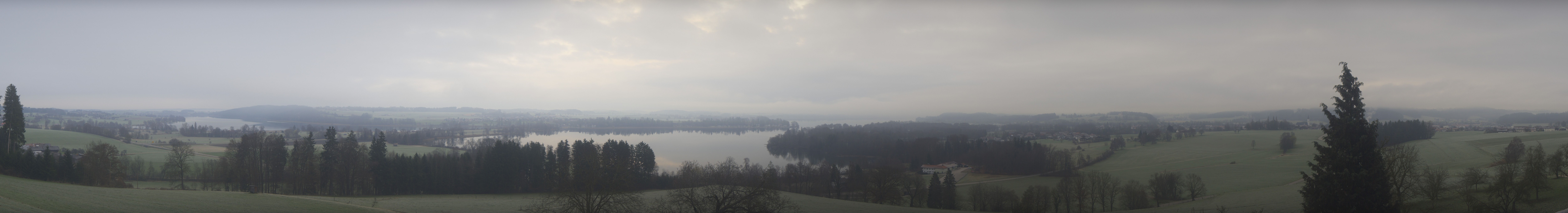 Archiv Foto Webcam Panoramablick auf Waginger und Tachinger See