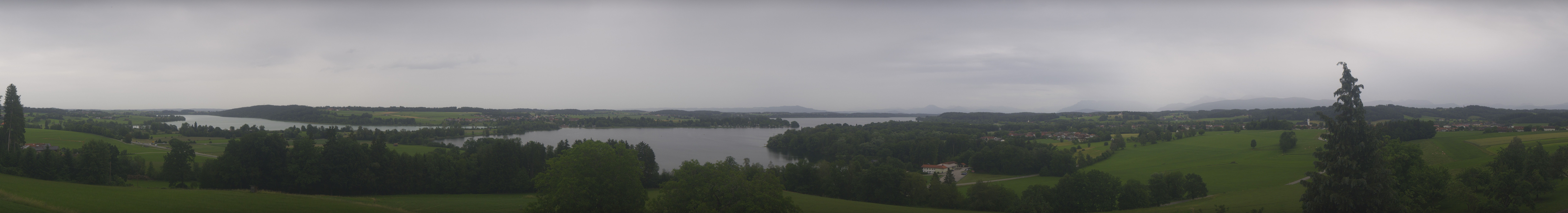 Archiv Foto Webcam Panoramablick auf Waginger und Tachinger See