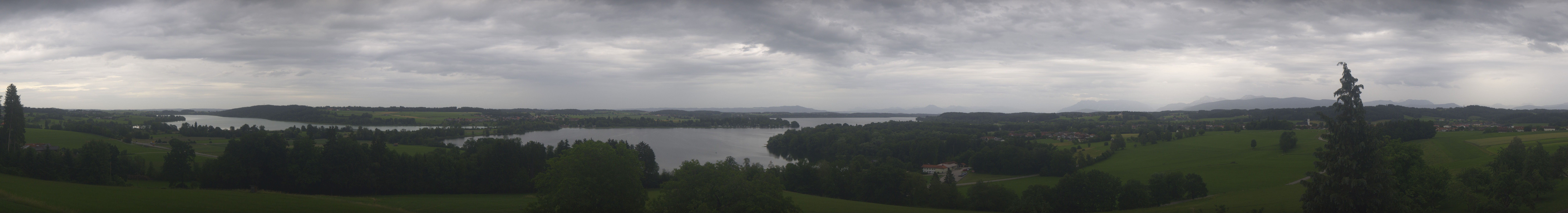 Archiv Foto Webcam Panoramablick auf Waginger und Tachinger See