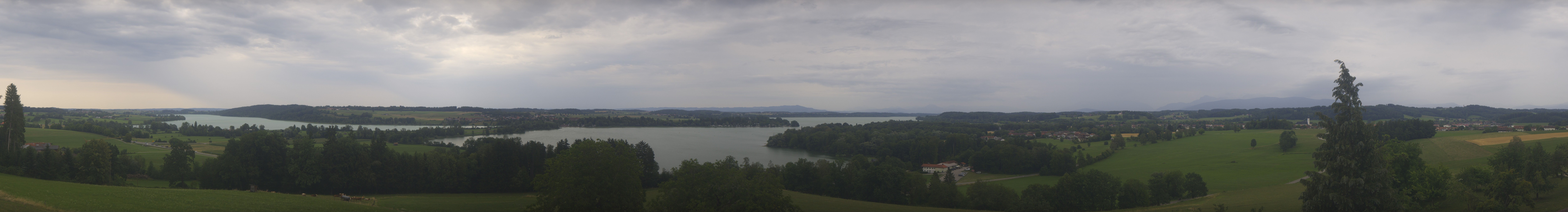 Archiv Foto Webcam Panoramablick auf Waginger und Tachinger See