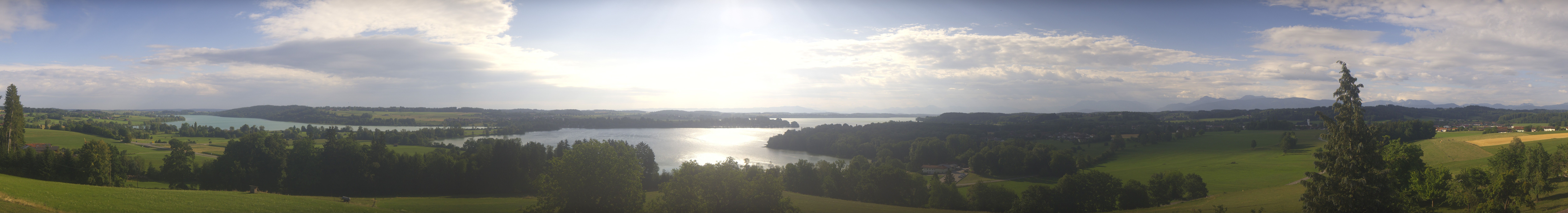 Archived image Webcam Panoramic View Waginger See