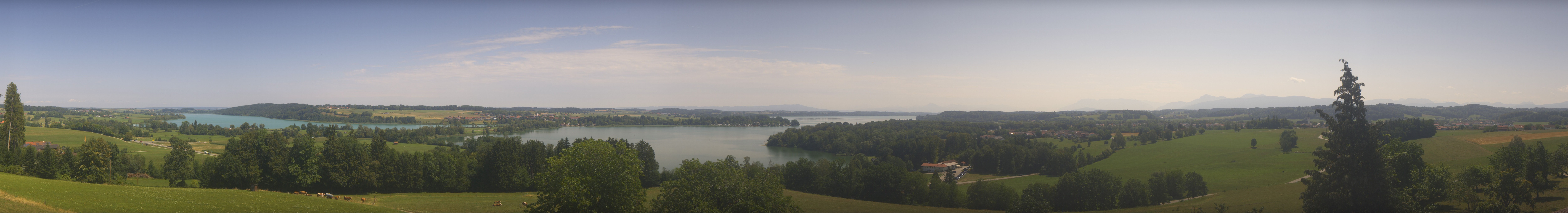 Archived image Webcam Panoramic View Waginger See