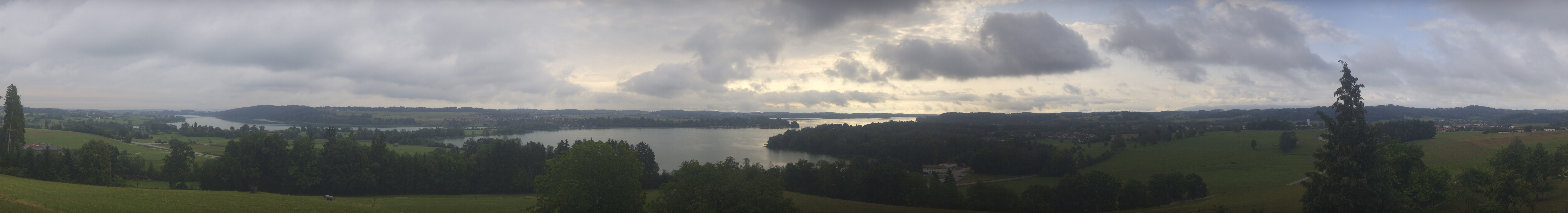 Archiv Foto Webcam Panoramablick auf Waginger und Tachinger See