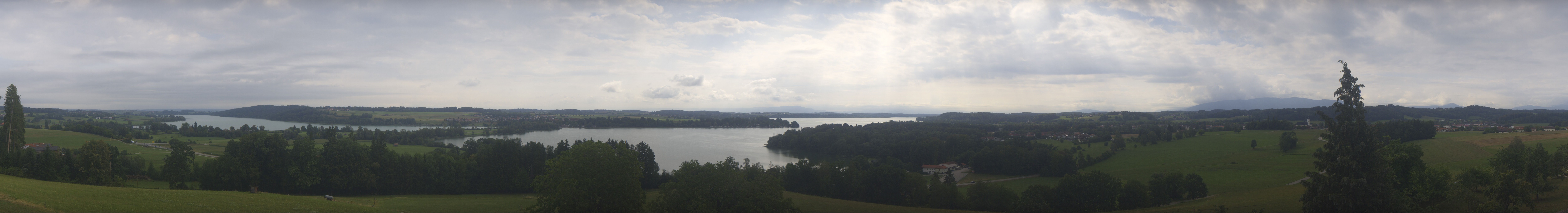 Archiv Foto Webcam Panoramablick auf Waginger und Tachinger See
