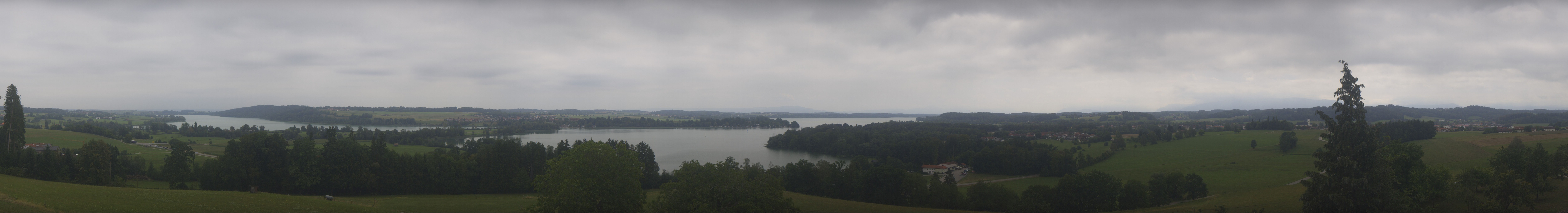 Archiv Foto Webcam Panoramablick auf Waginger und Tachinger See