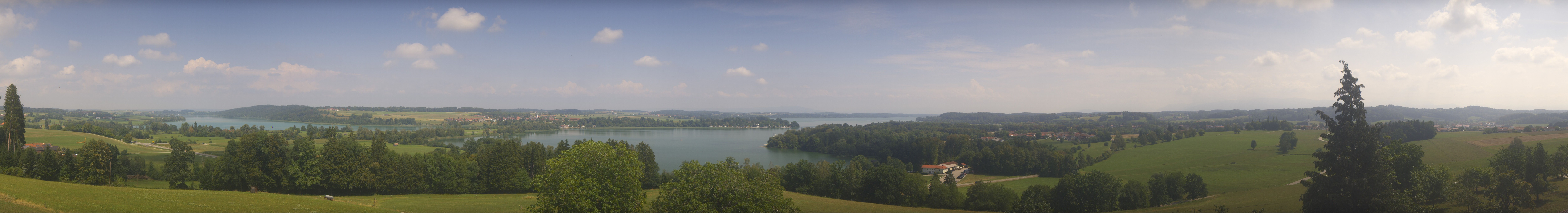 Archiv Foto Webcam Panoramablick auf Waginger und Tachinger See