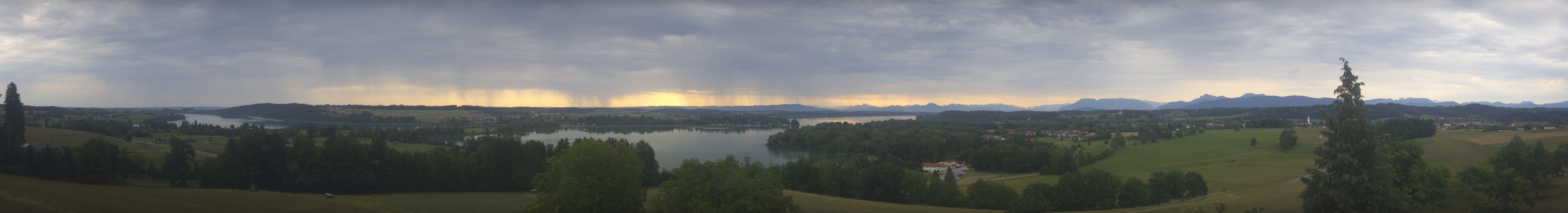 Archiv Foto Webcam Panoramablick auf Waginger und Tachinger See