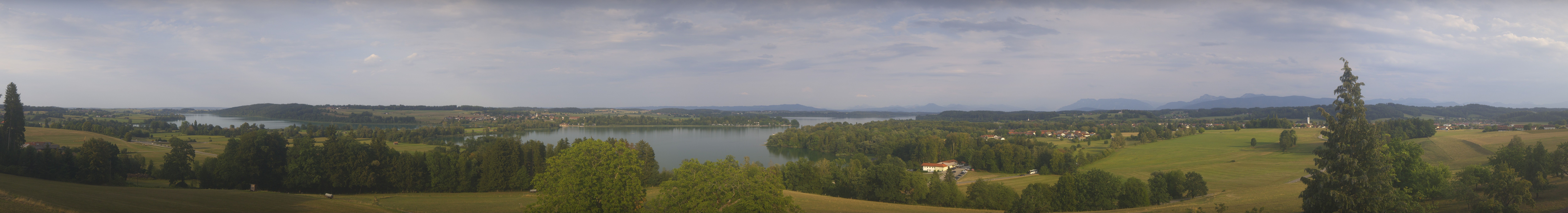Archiv Foto Webcam Panoramablick auf Waginger und Tachinger See