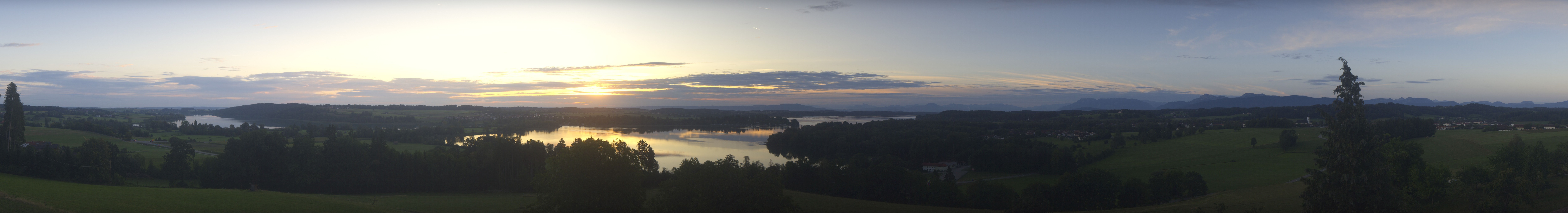Archived image Webcam Panoramic View Waginger See