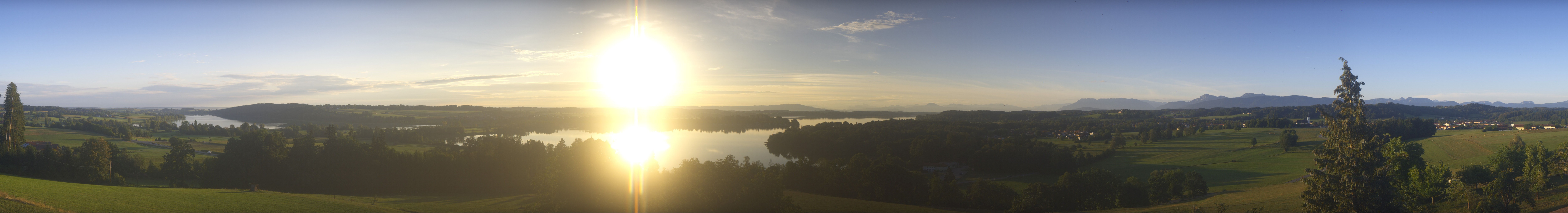 Archived image Webcam Panoramic View Waginger See