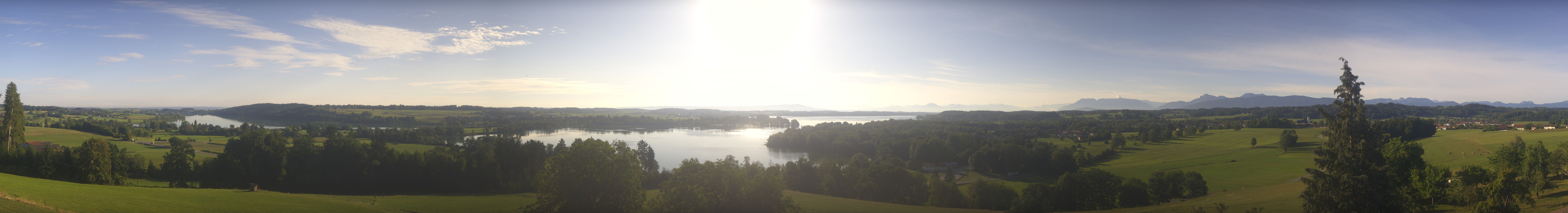 Archived image Webcam Panoramic View Waginger See