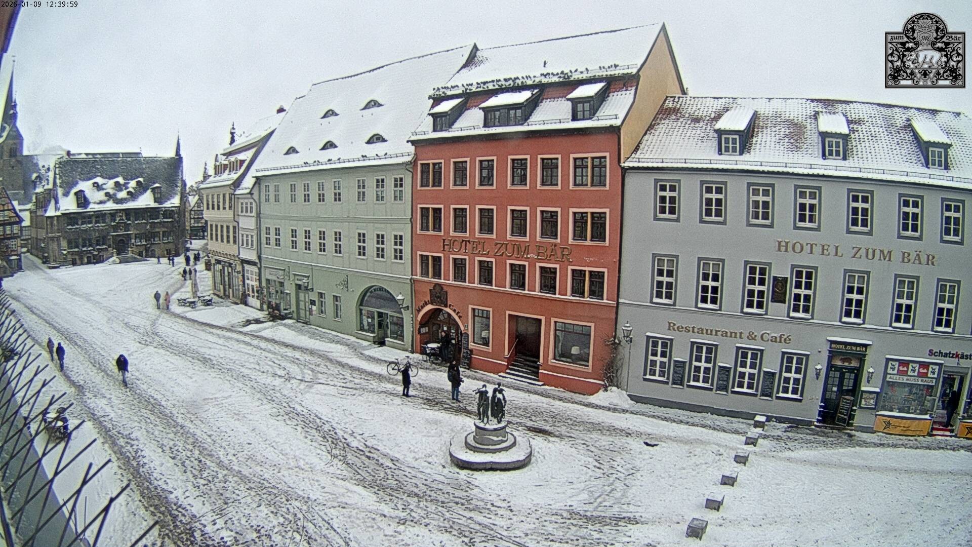 Archiv Foto Webcam Marktplatz Quedlinburg
