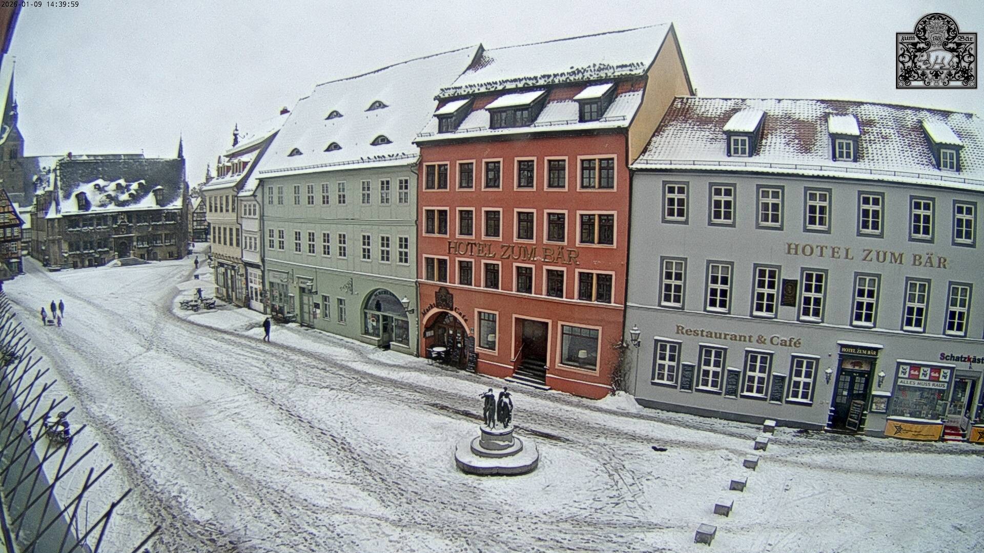 Archiv Foto Webcam Marktplatz Quedlinburg