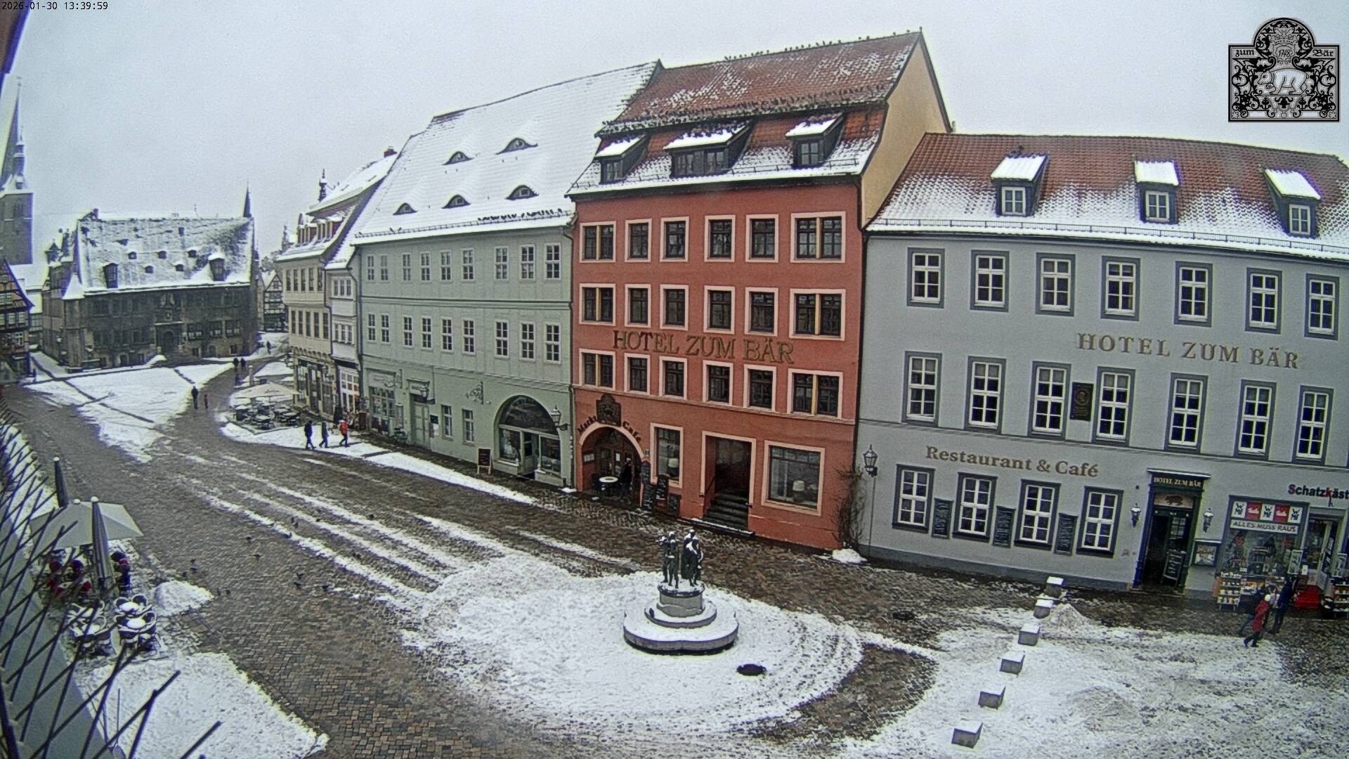 Archiv Foto Webcam Marktplatz Quedlinburg