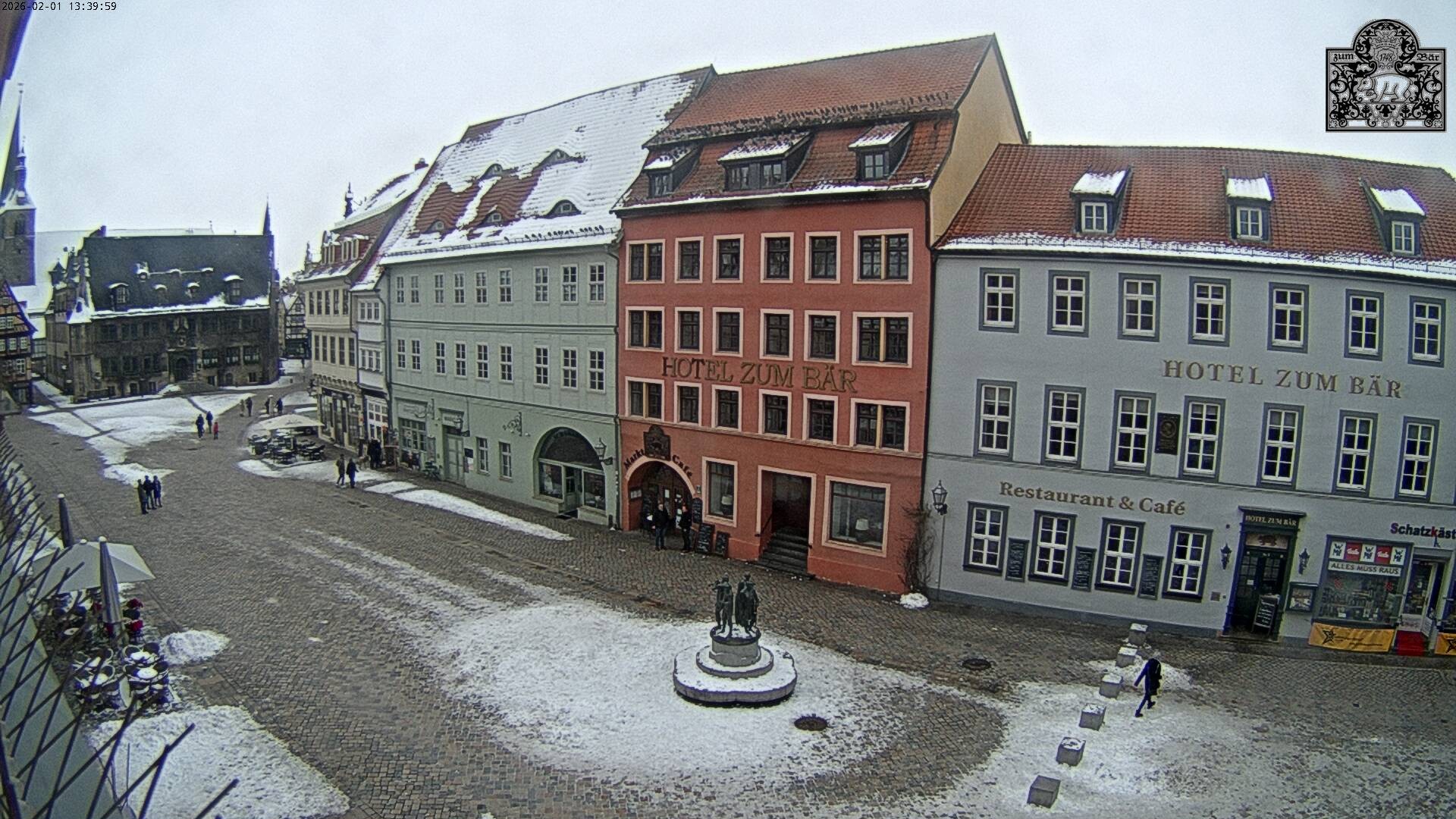 Archiv Foto Webcam Marktplatz Quedlinburg