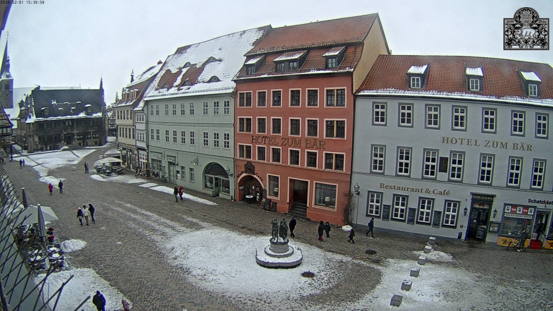 Archiv Foto Webcam Marktplatz Quedlinburg