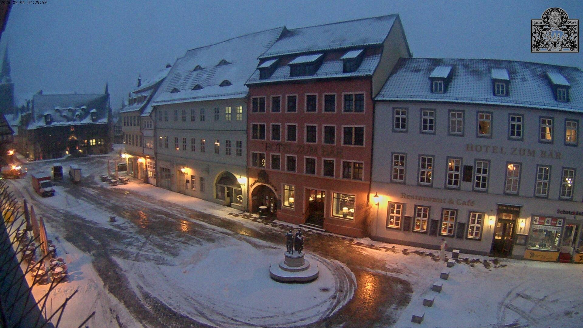 Archiv Foto Webcam Marktplatz Quedlinburg