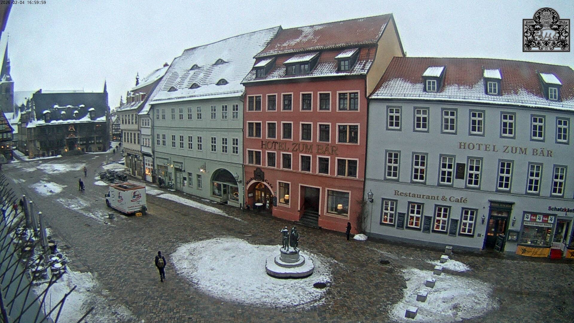 Archiv Foto Webcam Marktplatz Quedlinburg