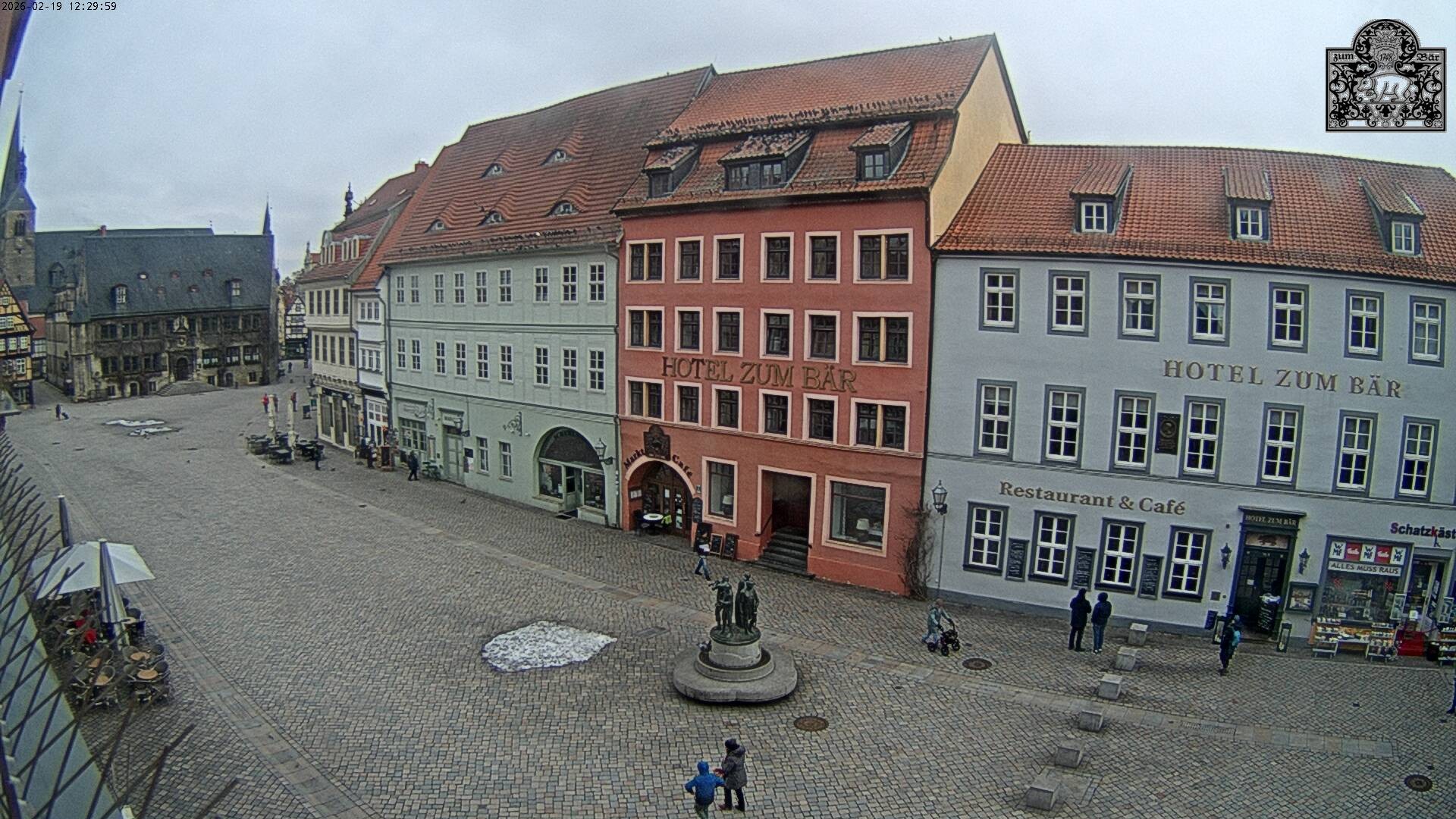 Archiv Foto Webcam Marktplatz Quedlinburg