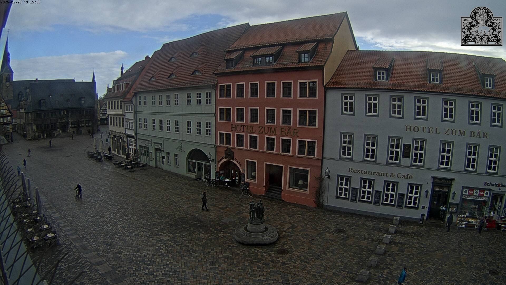 Archiv Foto Webcam Marktplatz Quedlinburg
