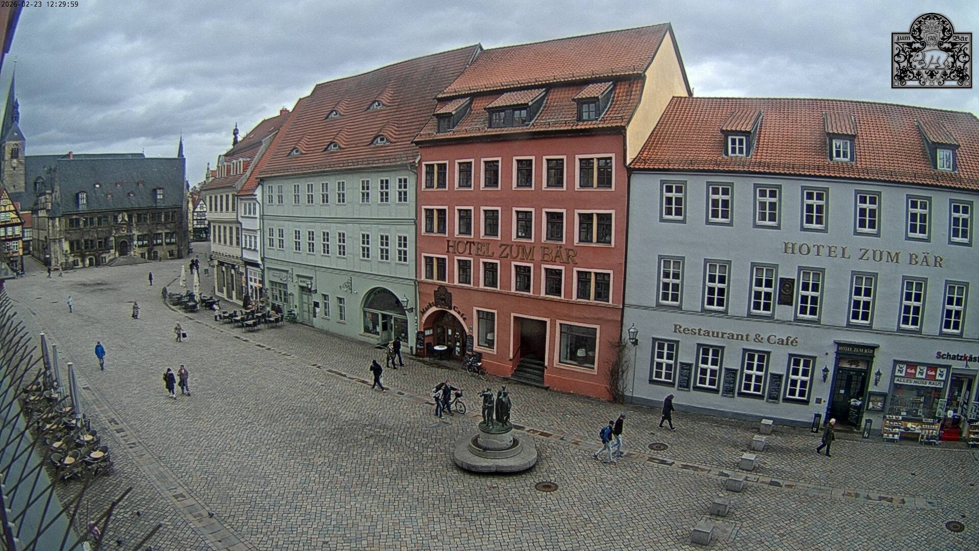 Archiv Foto Webcam Marktplatz Quedlinburg