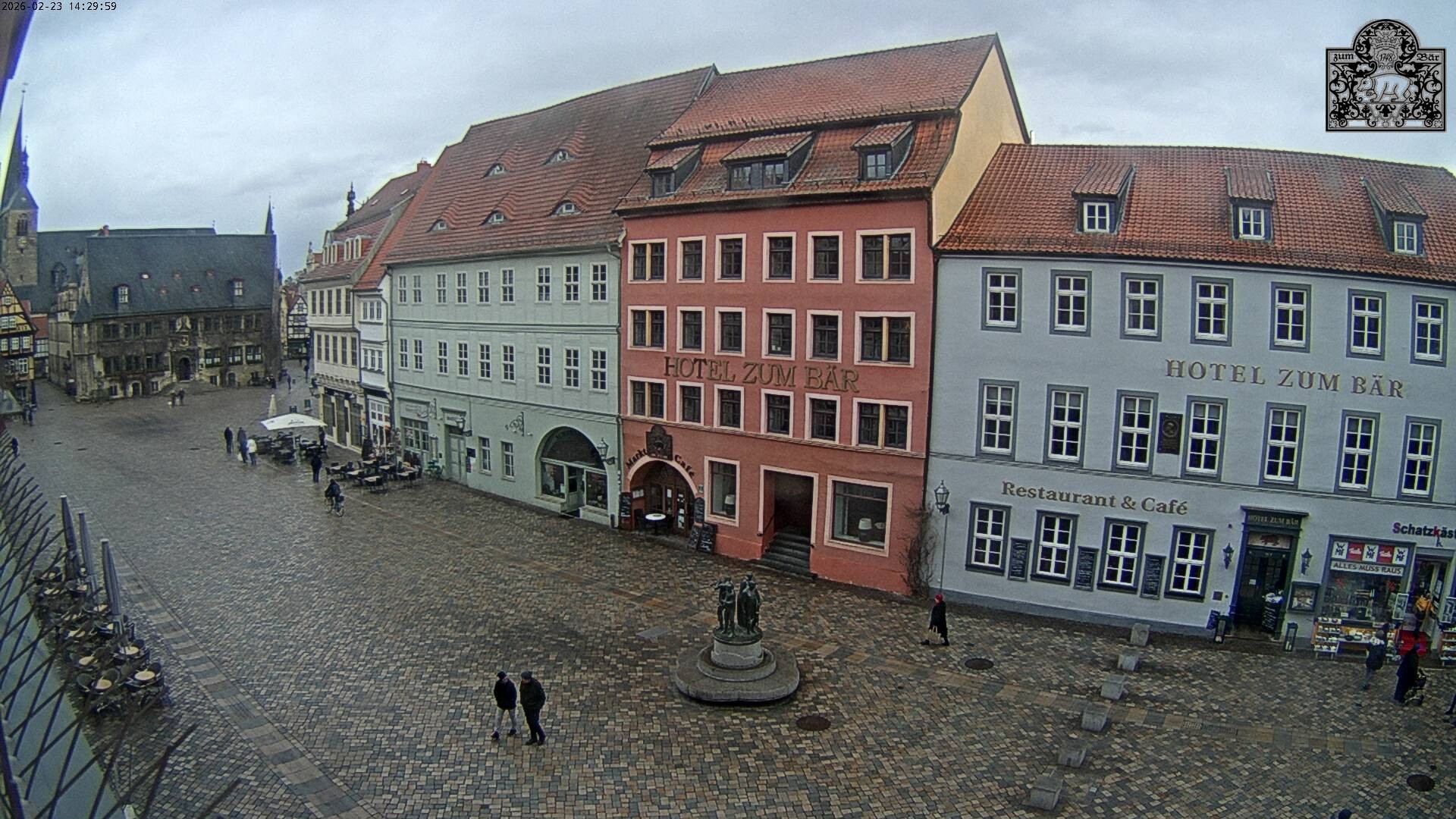 Archiv Foto Webcam Marktplatz Quedlinburg