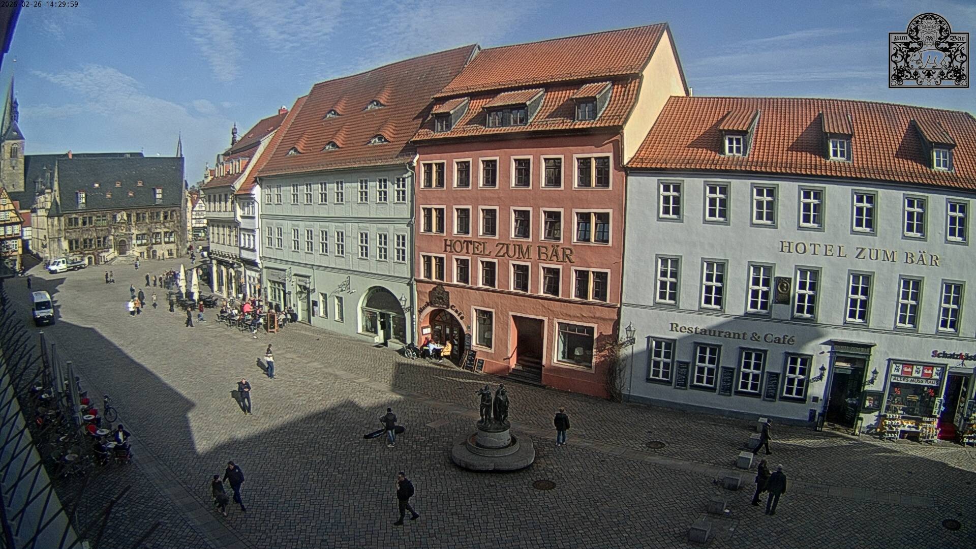Archived image Webcam Quedlinburg: Market Place