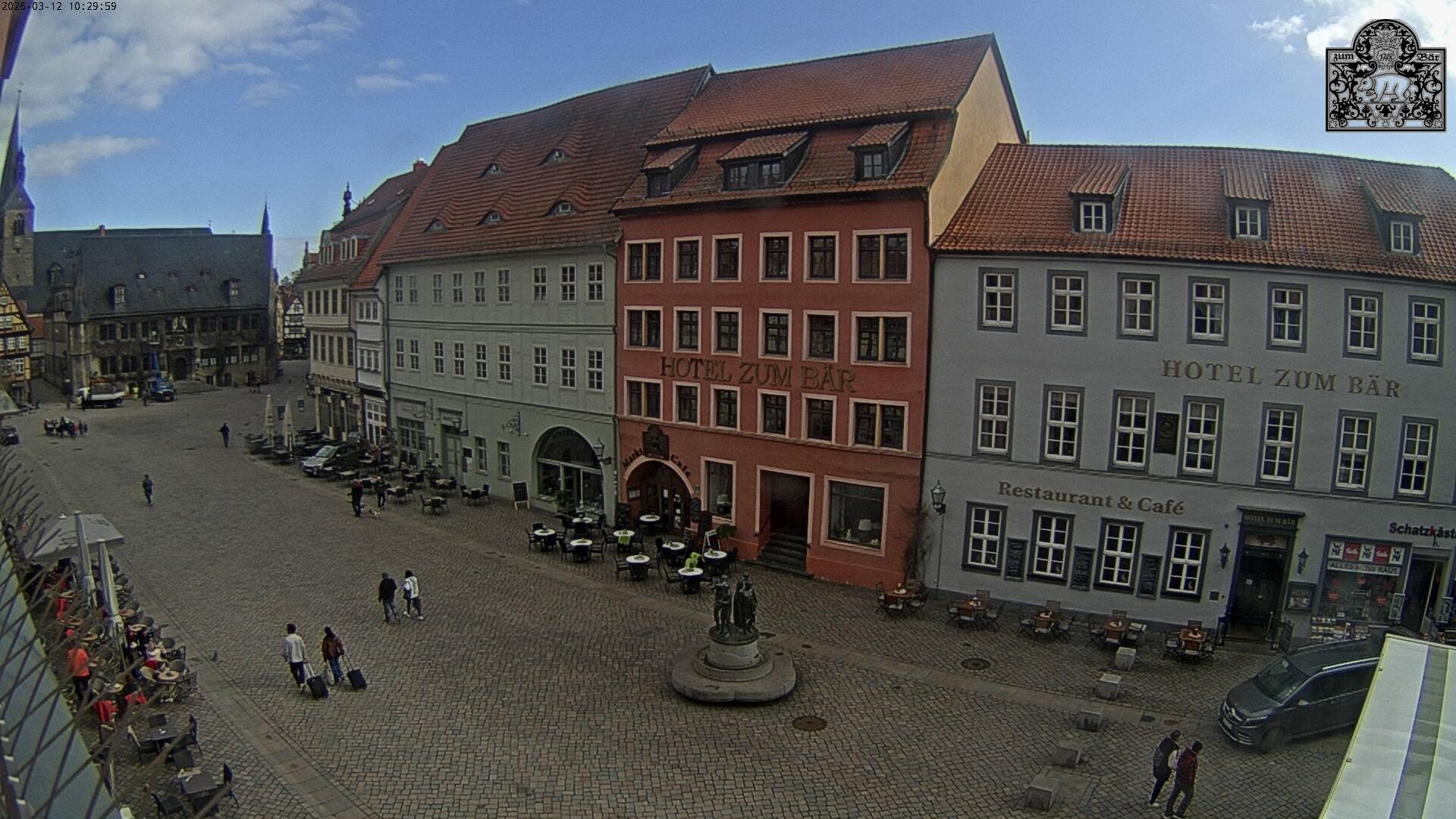 Archiv Foto Webcam Marktplatz Quedlinburg