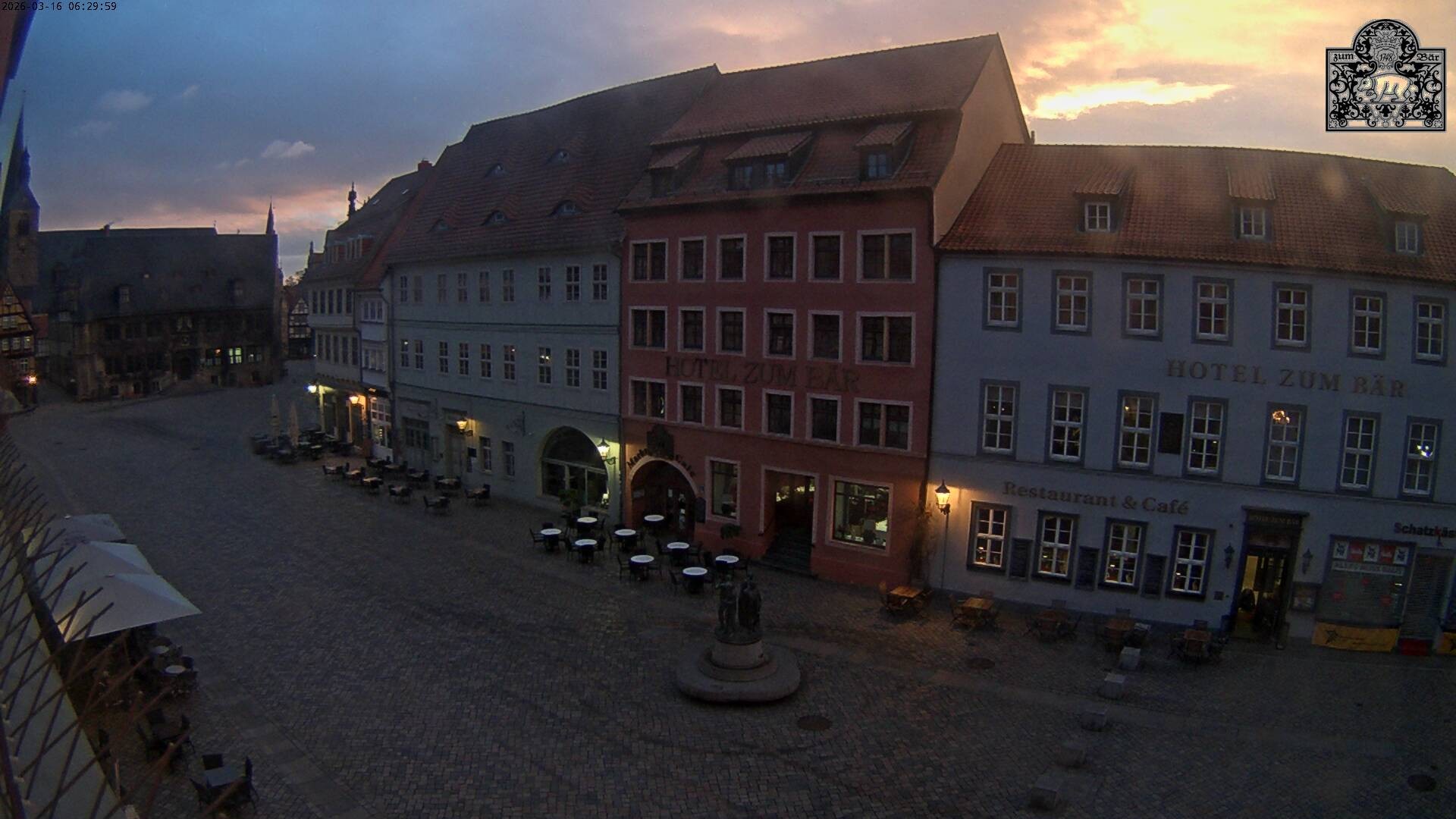 Archiv Foto Webcam Marktplatz Quedlinburg