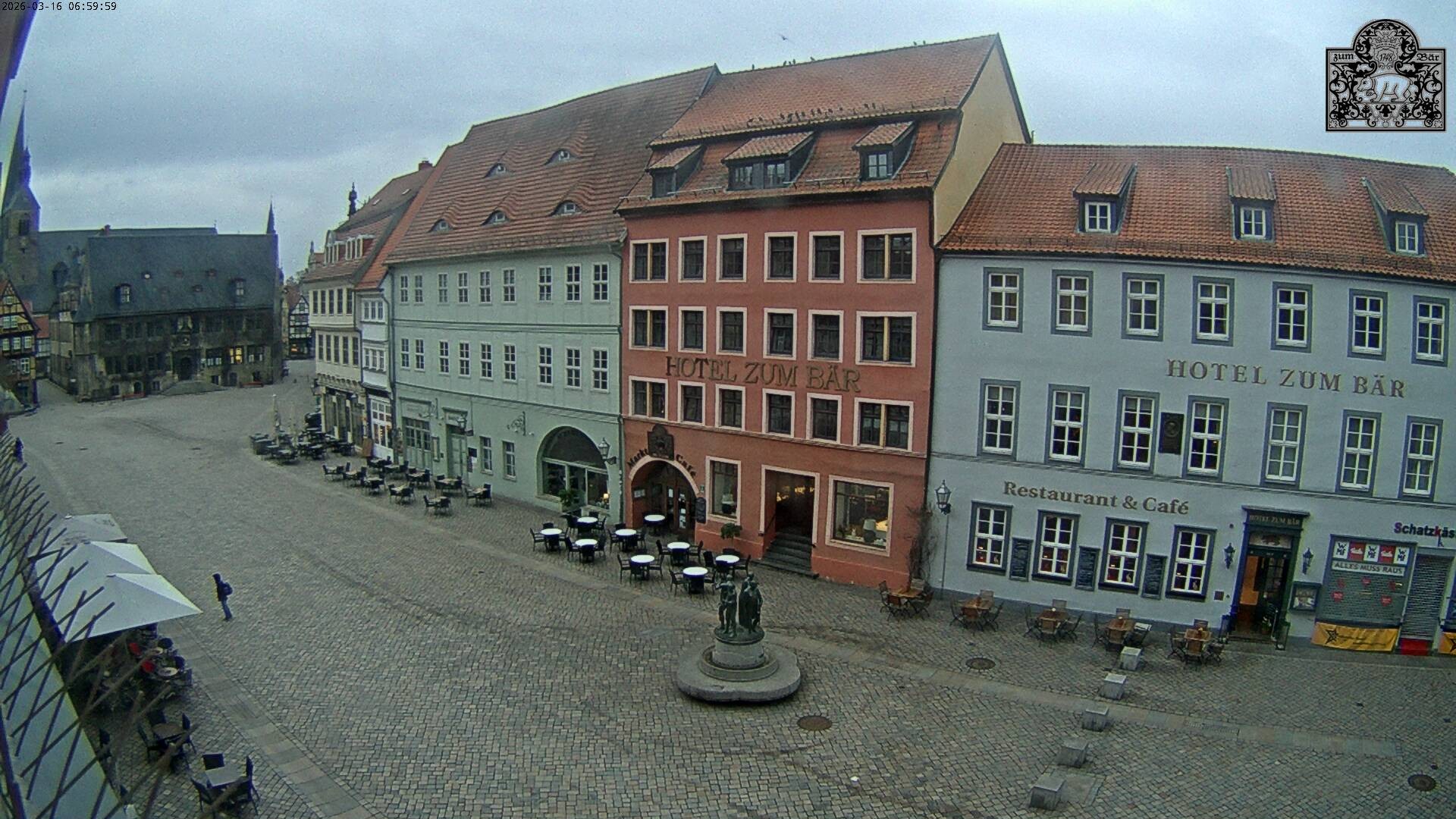 Archiv Foto Webcam Marktplatz Quedlinburg