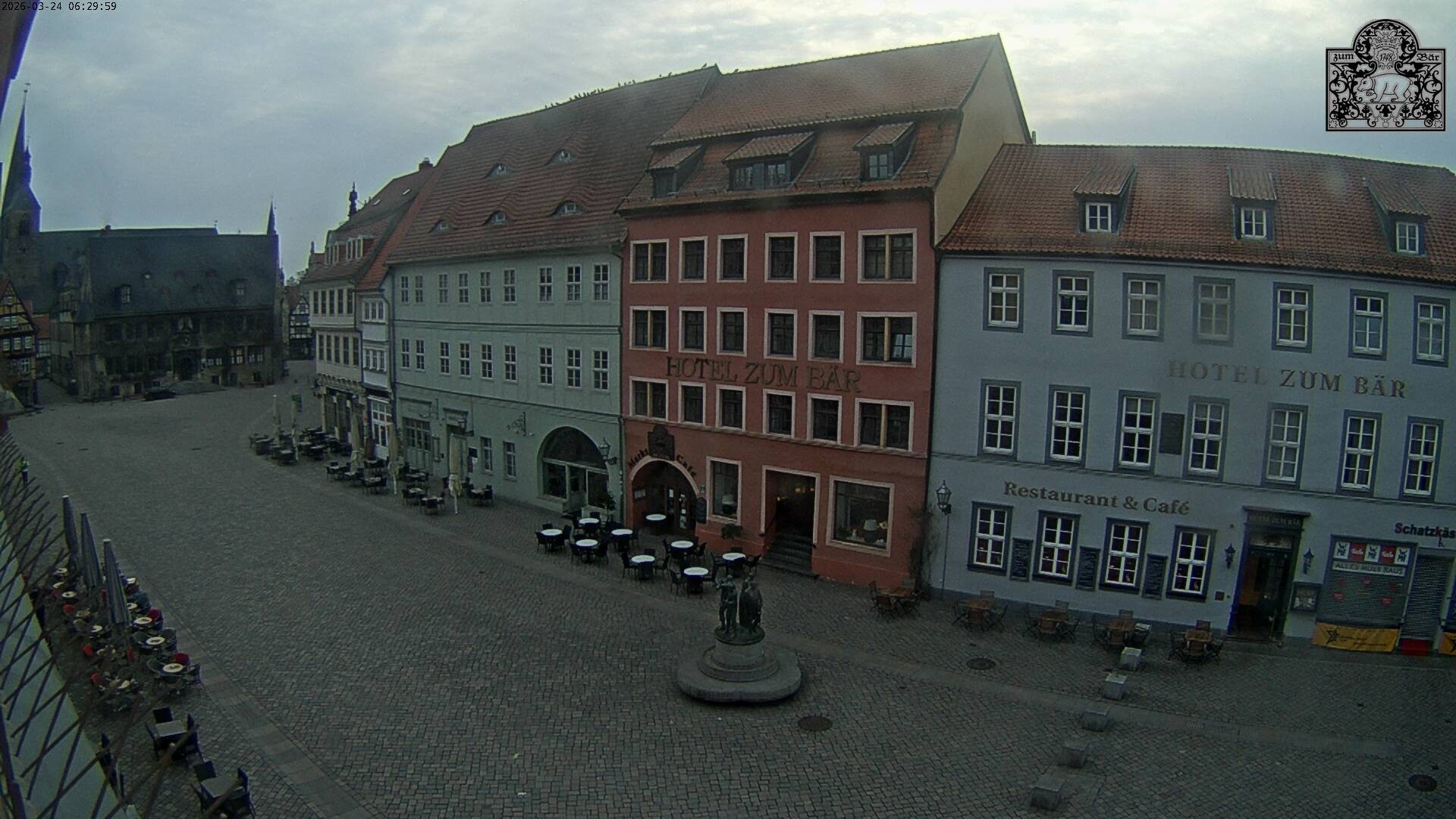 Archiv Foto Webcam Marktplatz Quedlinburg