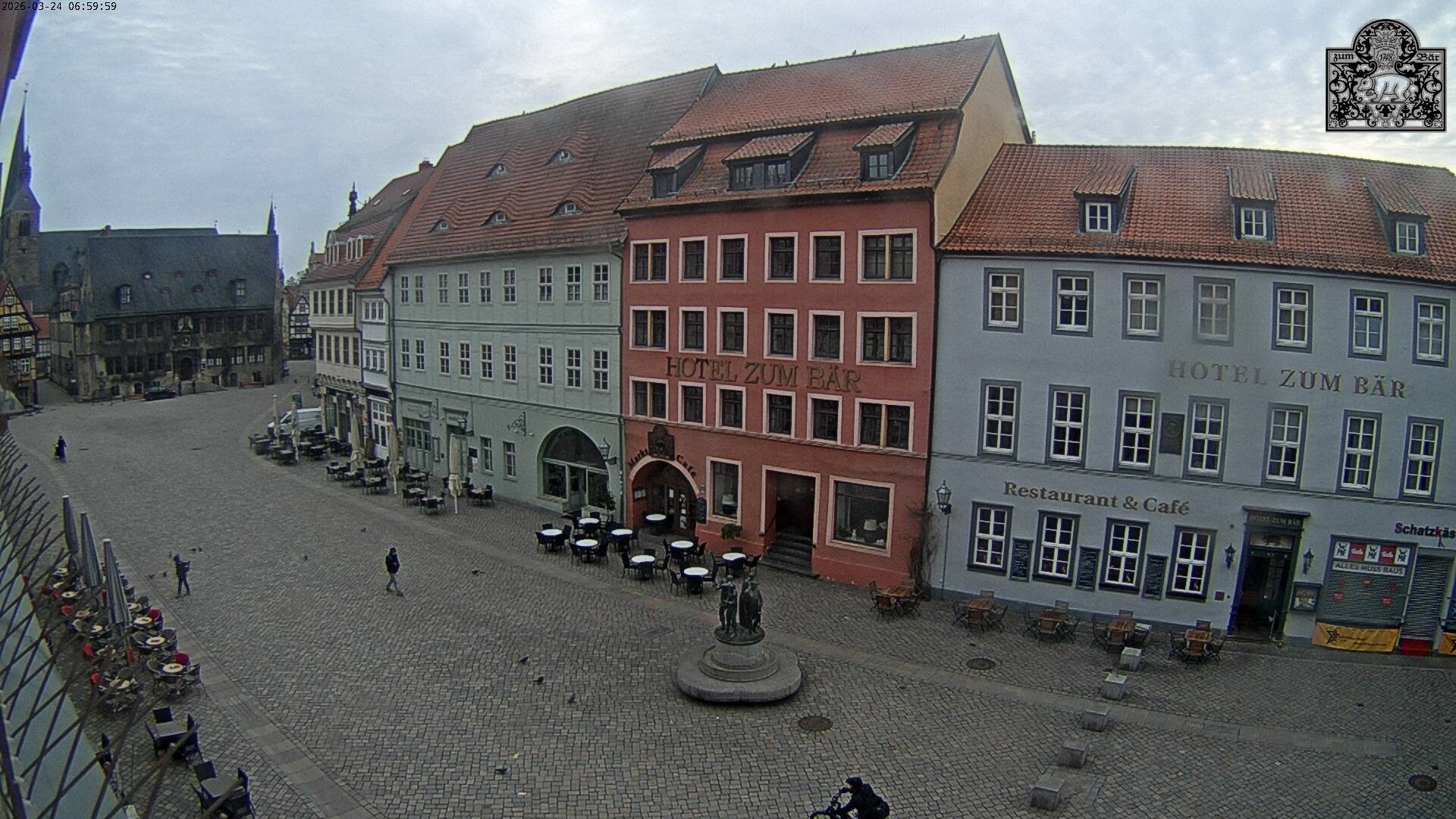 Archiv Foto Webcam Marktplatz Quedlinburg