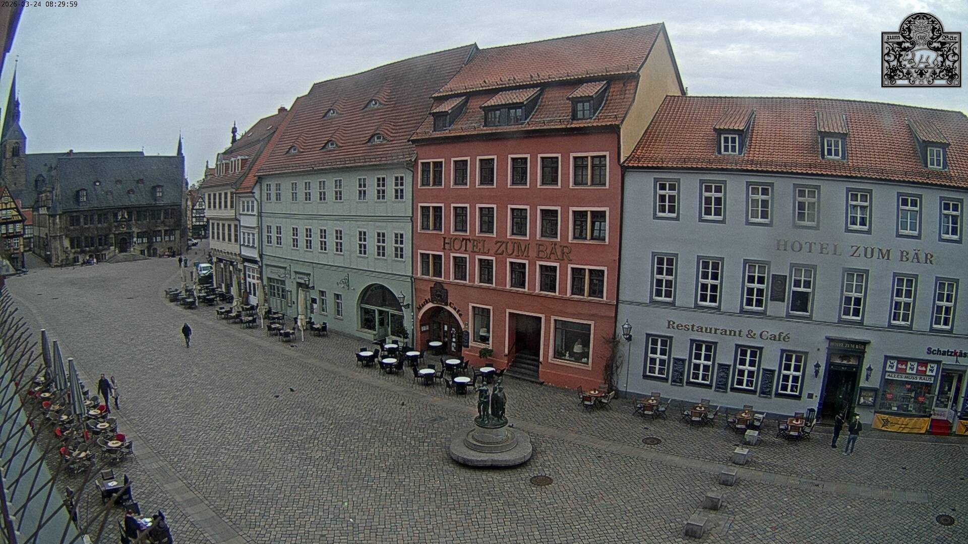 Archiv Foto Webcam Marktplatz Quedlinburg