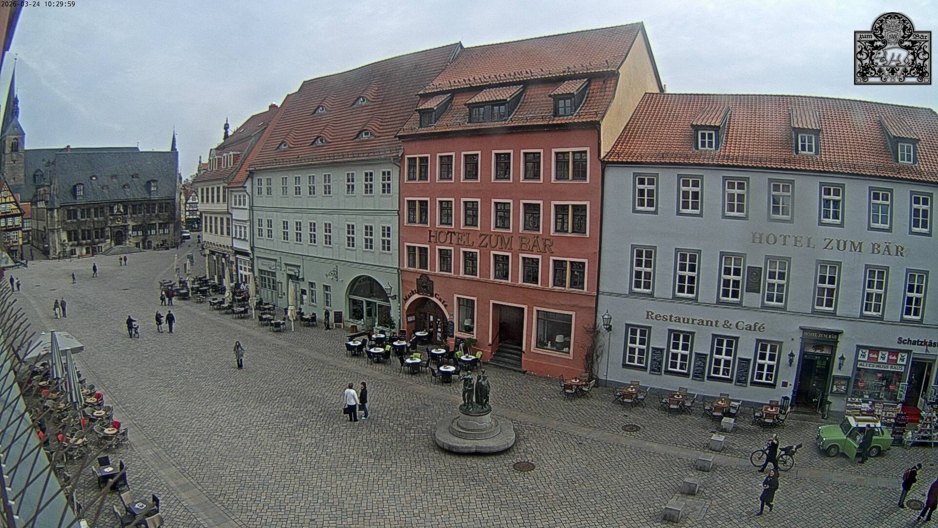 Archiv Foto Webcam Marktplatz Quedlinburg