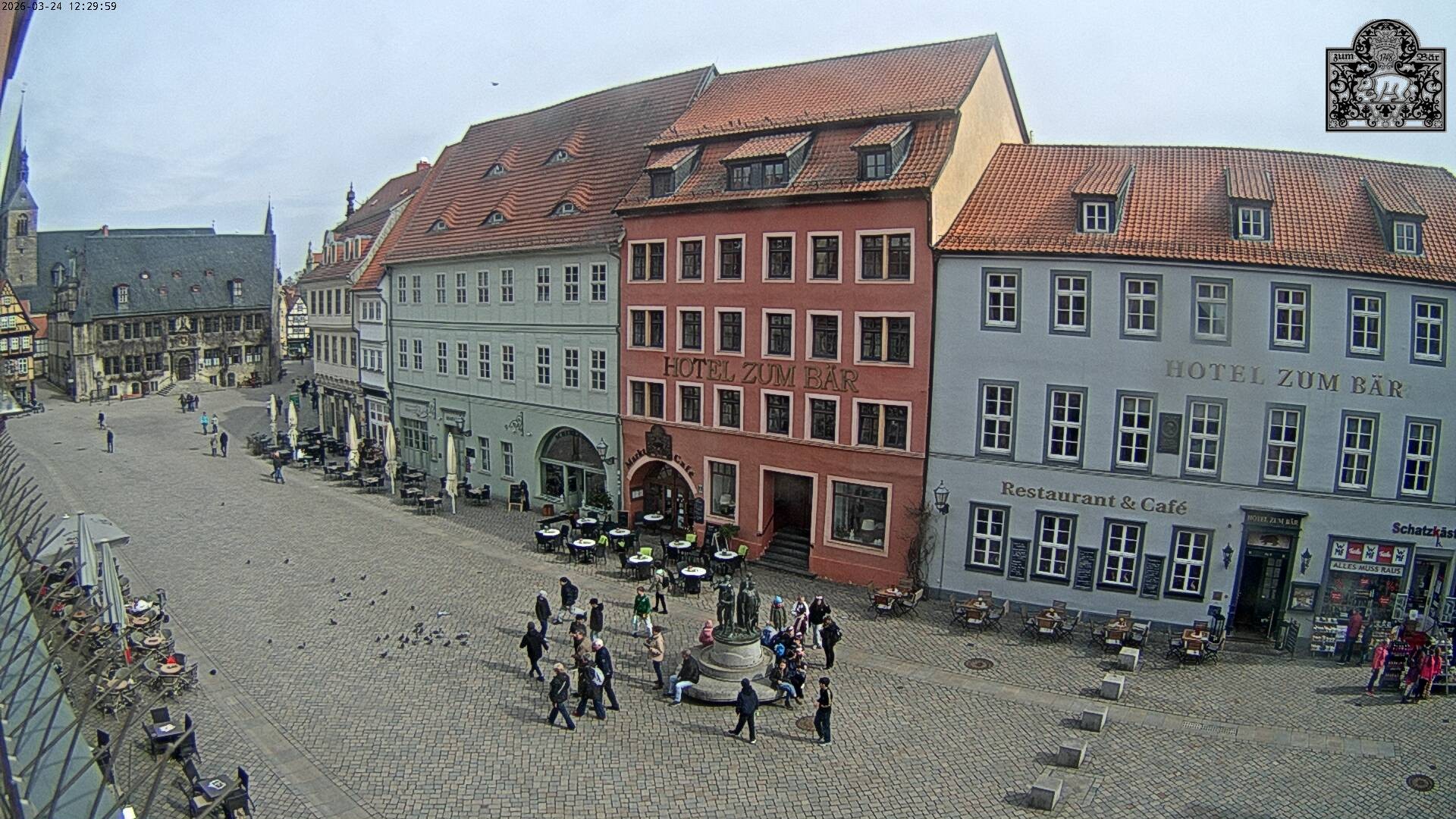 Archived image Webcam Quedlinburg: Market Place