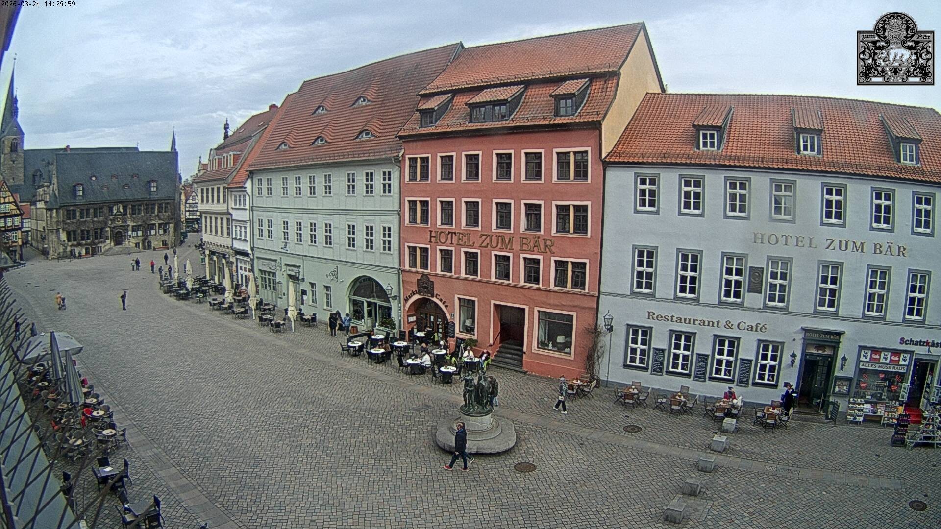 Archiv Foto Webcam Marktplatz Quedlinburg