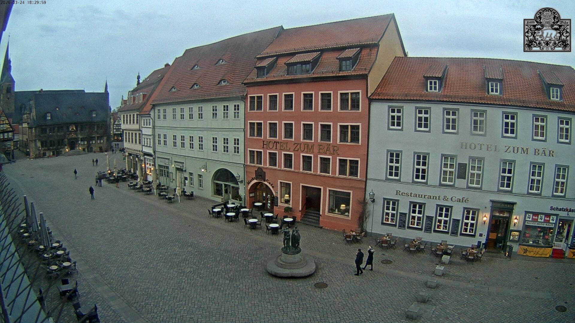 Archiv Foto Webcam Marktplatz Quedlinburg
